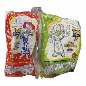 Disney Toy Story2 Jessie and Buzz Lightyear McDonalds Happy meal toy dispensers